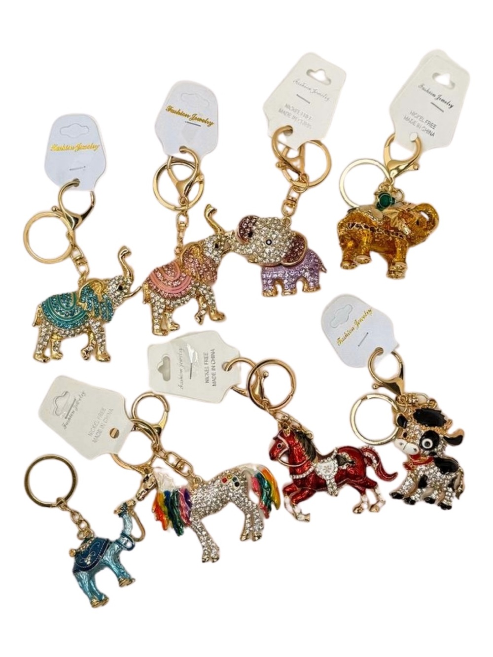 BUY NOW PICK ONE Rhinestone Animal Bag Charm Keychain Bag Charm